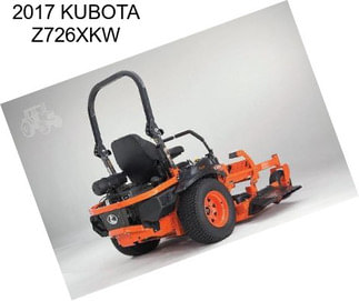 2017 KUBOTA Z726XKW