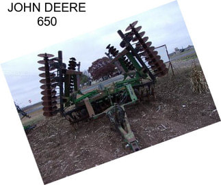 JOHN DEERE 650