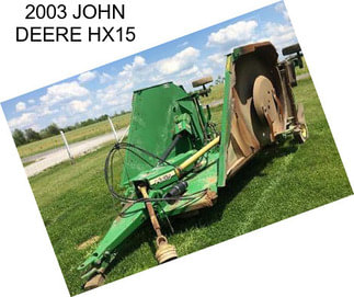 2003 JOHN DEERE HX15