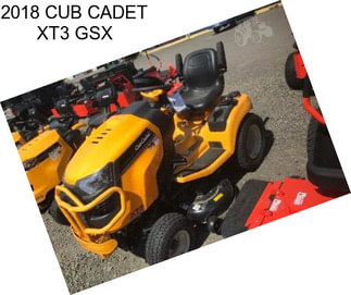 2018 CUB CADET XT3 GSX