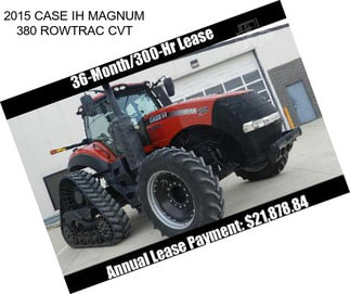 2015 CASE IH MAGNUM 380 ROWTRAC CVT