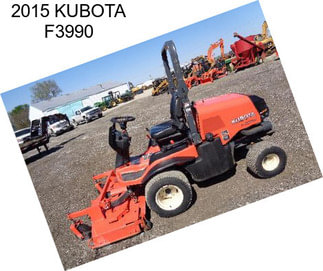 2015 KUBOTA F3990