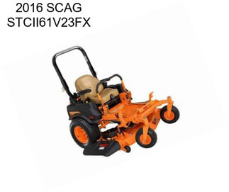 2016 SCAG STCII61V23FX