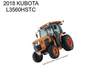 2018 KUBOTA L3560HSTC