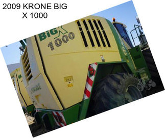 2009 KRONE BIG X 1000