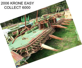 2006 KRONE EASY COLLECT 6000