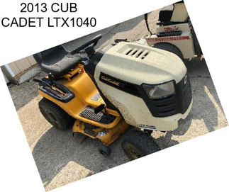 2013 CUB CADET LTX1040