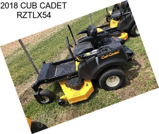 2018 CUB CADET RZTLX54