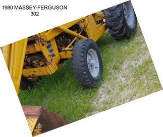 1980 MASSEY-FERGUSON 302