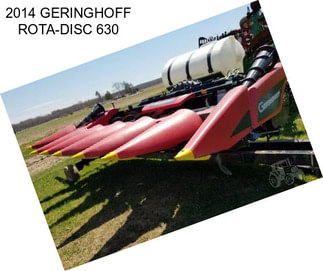 2014 GERINGHOFF ROTA-DISC 630