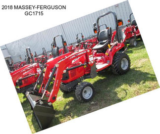 2018 MASSEY-FERGUSON GC1715