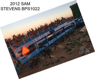 2012 SAM STEVENS BPS1022