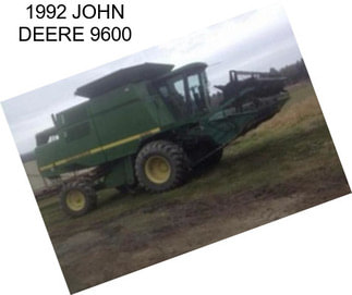 1992 JOHN DEERE 9600