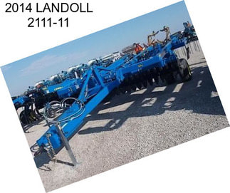 2014 LANDOLL 2111-11