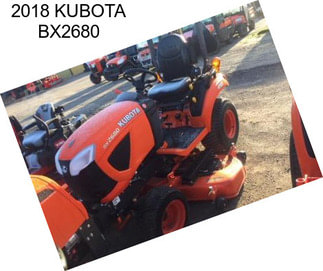 2018 KUBOTA BX2680