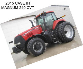 2015 CASE IH MAGNUM 240 CVT