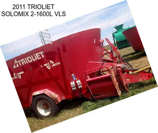 2011 TRIOLIET SOLOMIX 2-1600L VLS