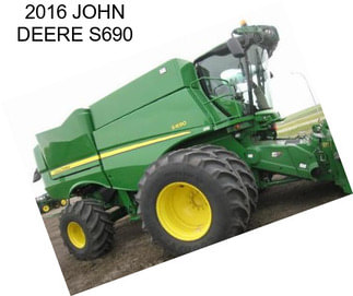 2016 JOHN DEERE S690