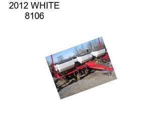 2012 WHITE 8106
