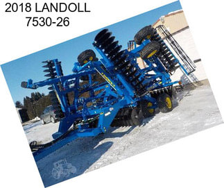 2018 LANDOLL 7530-26