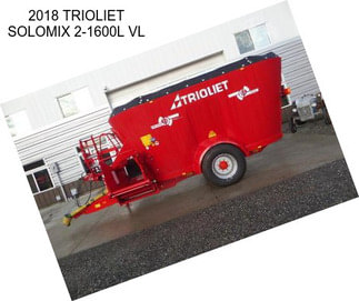 2018 TRIOLIET SOLOMIX 2-1600L VL