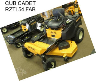 CUB CADET RZTL54 FAB