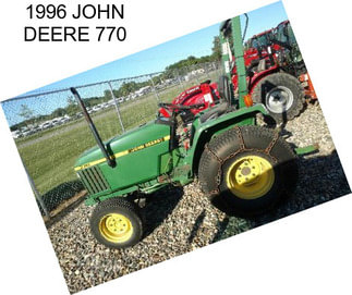 1996 JOHN DEERE 770