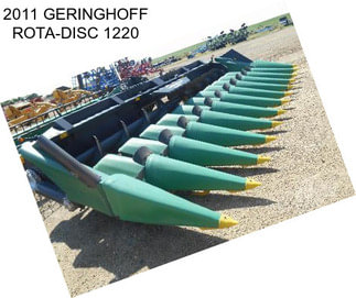 2011 GERINGHOFF ROTA-DISC 1220