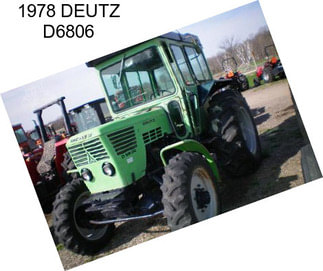 1978 DEUTZ D6806