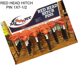 RED HEAD HITCH PIN 1\