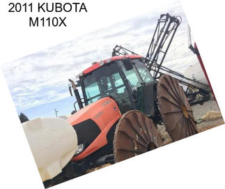 2011 KUBOTA M110X