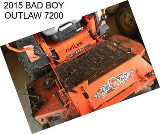 2015 BAD BOY OUTLAW 7200