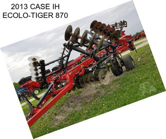 2013 CASE IH ECOLO-TIGER 870