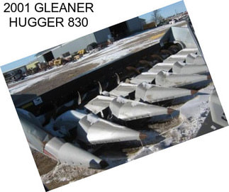 2001 GLEANER HUGGER 830