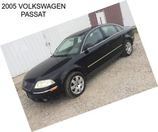 2005 VOLKSWAGEN PASSAT