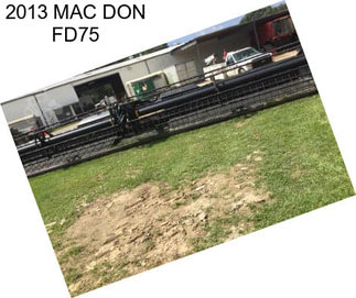 2013 MAC DON FD75