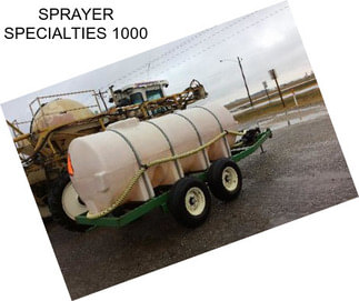 SPRAYER SPECIALTIES 1000