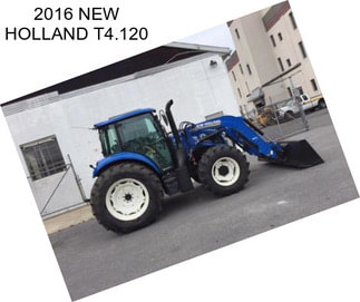 2016 NEW HOLLAND T4.120