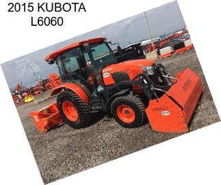 2015 KUBOTA L6060