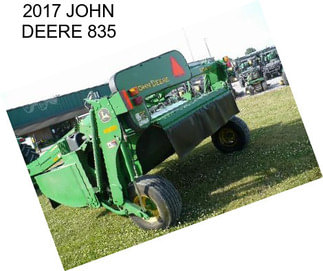 2017 JOHN DEERE 835