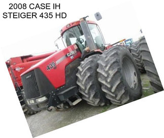 2008 CASE IH STEIGER 435 HD