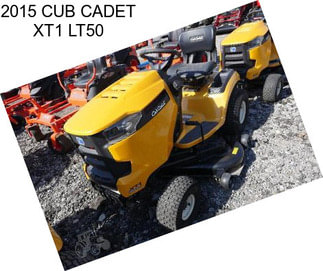 2015 CUB CADET XT1 LT50