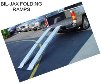 BIL-JAX FOLDING RAMPS