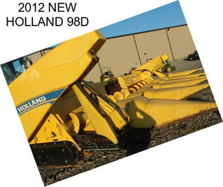 2012 NEW HOLLAND 98D