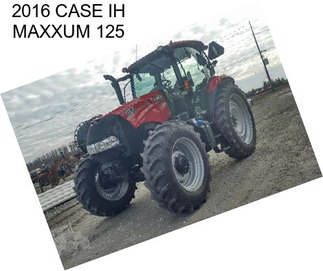 2016 CASE IH MAXXUM 125