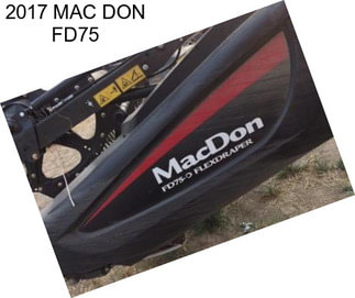 2017 MAC DON FD75