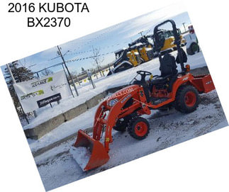 2016 KUBOTA BX2370