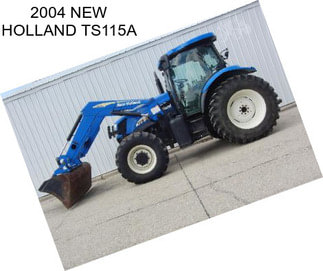 2004 NEW HOLLAND TS115A