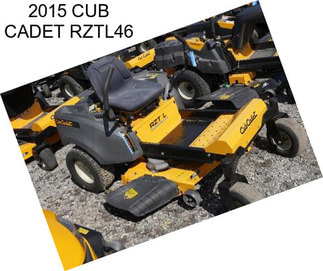 2015 CUB CADET RZTL46