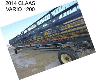 2014 CLAAS VARIO 1200